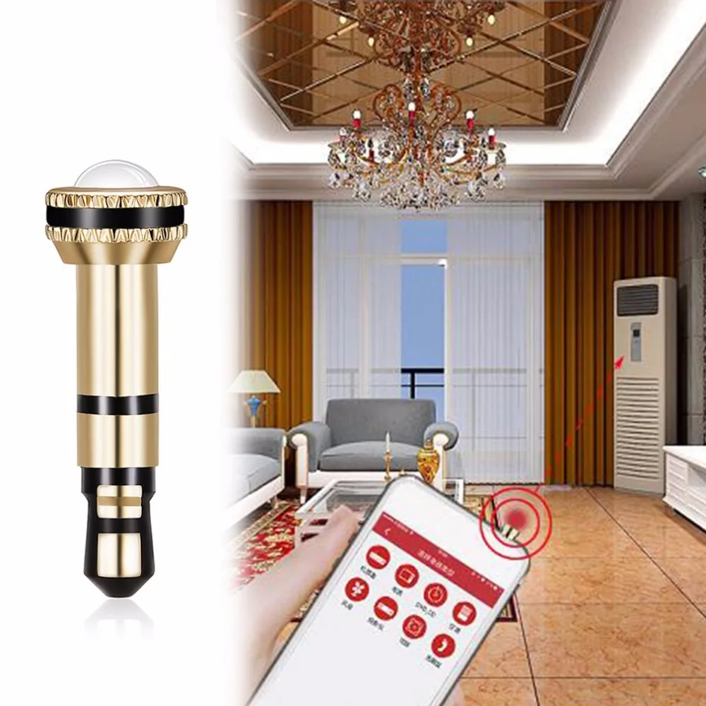 Universal Infrared IR Remote Control 3.5mm Anti Dust Plug Transmitter Home Appliances Remote Controller For iPhone
Universal Infrared IR Remote Control 3.5mm Anti Dust Plug Transmitter Home Appliances Remote Controller For iPhone