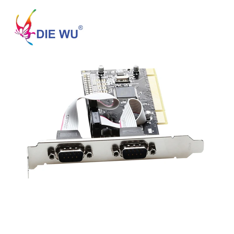 PCI to Dual Serial Port Riser card RS232 DB9 adapter card controller with Chipset ASIX9865 TXB085
PCI to Dual Serial Port Riser card RS232 DB9 adapter card controller with Chipset ASIX9865 TXB085