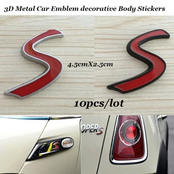 10PCS/LOT Car Emblem body Stickers For MINI R50 R52 R55 R56 R57 R58 R59 3D Metal decorative S logo badge free shipping
10PCS/LOT Car Emblem body Stickers For MINI R50 R52 R55 R56 R57 R58 R59 3D Metal decorative S logo badge free shipping