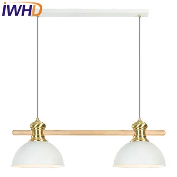 IWHD Double Heads Iron Lampara Led Pendant Light Fashion Kitchen Modern Hanging Lamp Home Lighting Fixtures Bedroom Hanglamp
IWHD Double Heads Iron Lampara Led Pendant Light Fashion Kitchen Modern Hanging Lamp Home Lighting Fixtures Bedroom Hanglamp
