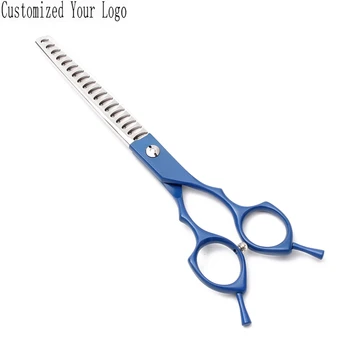 C9029 7INCH 440C Customize Logo Blue Straight Scissors Thinning Shears Dog Grooming Scissors Add Bag Pet Scissors Animal Shears
C9029 7INCH 440C Customize Logo Blue Straight Scissors Thinning Shears Dog Grooming Scissors Add Bag Pet Scissors Animal Shears