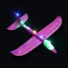 Crianças mão jogar voando planador aviões espuma aeronaves modelo ao ar livre brinquedos para crianças meninos avião epp resistente breakout aeronaves(China)