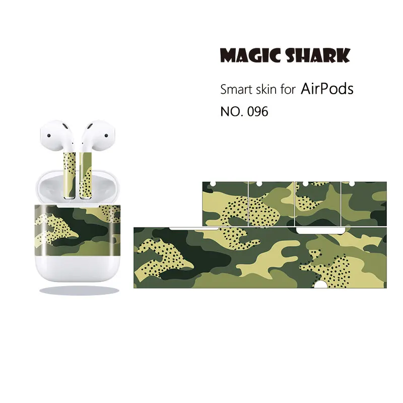 Magic Shark Fashion 2019 New Military Army Camouflage Cover Case Sticker for Apple Airpods 19 Types
Magic Shark Fashion 2019 New Military Army Camouflage Cover Case Sticker for Apple Airpods 19 Types