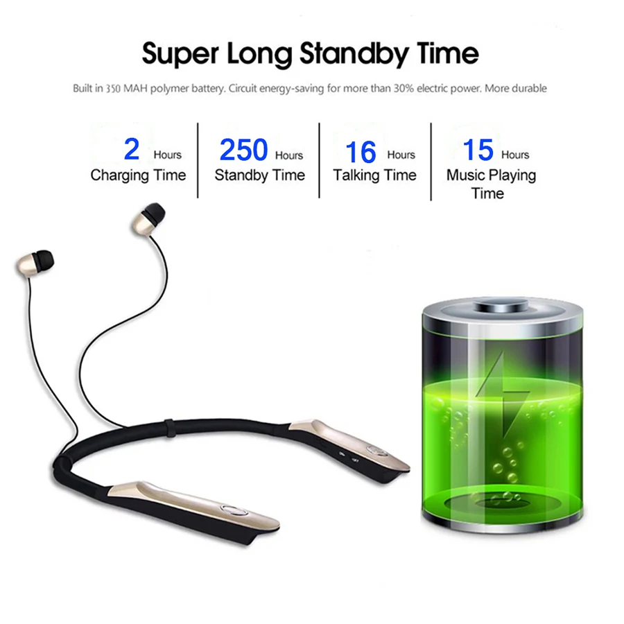 9 bluetooth earphone wireless headphone