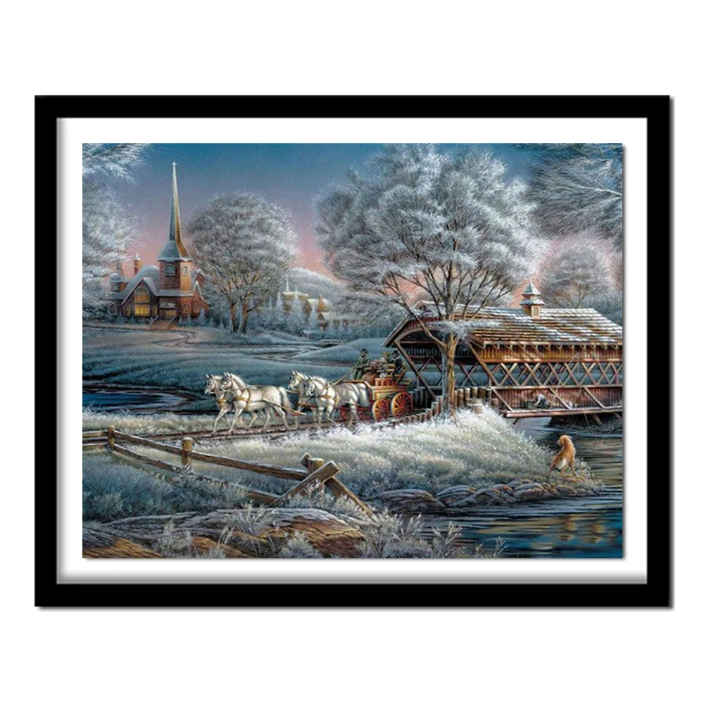 full Diamond Embroidery 3D diy Diamond Painting Cross Stitch snow winter landscape, Pattern Rhinestones,diamond mazayka
full Diamond Embroidery 3D diy Diamond Painting Cross Stitch snow winter landscape, Pattern Rhinestones,diamond mazayka