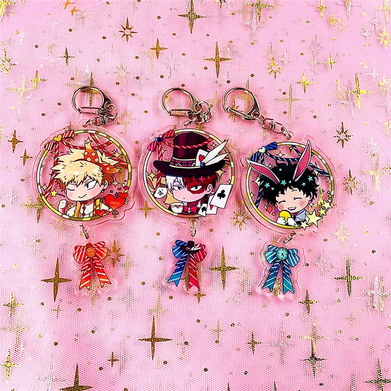 Anime Boku No Hero Academia Midoriya Izuku Bakugou Katsuki Shoto Acrylic Figure keychain Keyring Decoration Collection Model Toy
Anime Boku No Hero Academia Midoriya Izuku Bakugou Katsuki Shoto Acrylic Figure keychain Keyring Decoration Collection Model Toy