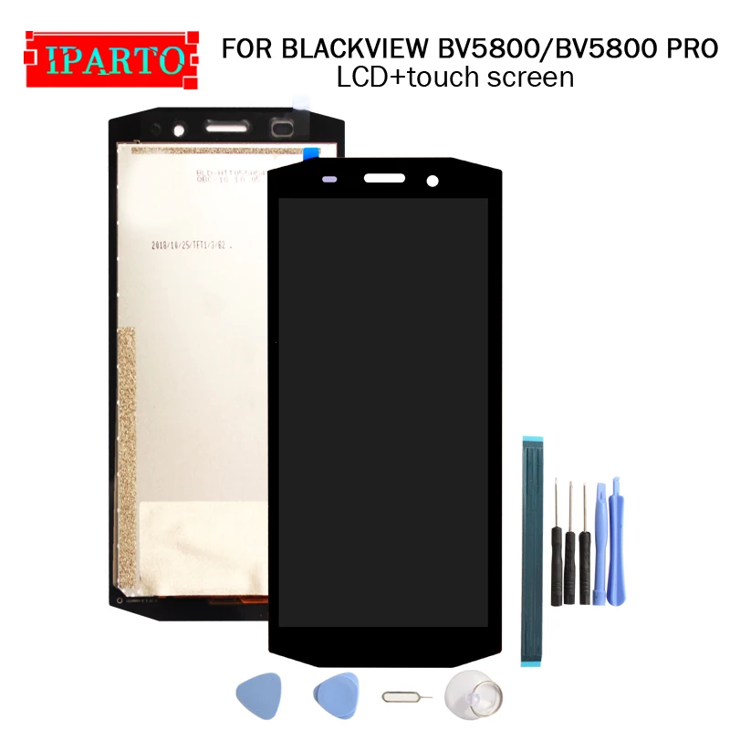 5.5 inch BLACKVIEW BV5800 LCD Display+Touch Screen Digitizer Assembly 100% Original LCD+Touch Digitizer for BLACKVIEW BV5800 PRO
5.5 inch BLACKVIEW BV5800 LCD Display+Touch Screen Digitizer Assembly 100% Original LCD+Touch Digitizer for BLACKVIEW BV5800 PRO