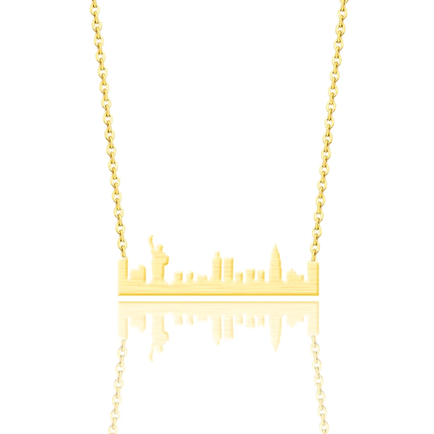 Vintage Statue of Liberty New York Skyline Chain Necklaces City State Cityscape NYC Pendant Women Men Stainless Steel Jewelry
Vintage Statue of Liberty New York Skyline Chain Necklaces City State Cityscape NYC Pendant Women Men Stainless Steel Jewelry
