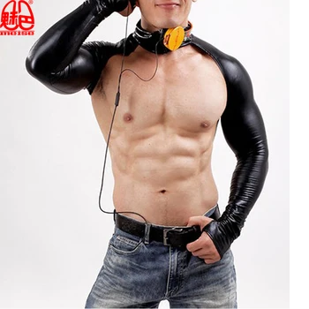 Sexy Faux Leather Sleeve Catsuit BodySuits 220D Latex Sexy Bodysuit Catsuit Body Suits Men Long Sleeve DJ Club Wear Bodies Black
Sexy Faux Leather Sleeve Catsuit BodySuits 220D Latex Sexy Bodysuit Catsuit Body Suits Men Long Sleeve DJ Club Wear Bodies Black