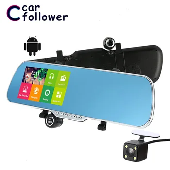 5 Inch Android 4.4 FHD 1080P Dash Camera GPS Navigation Wifi Car DVR Rearview Mirror Dash Cam Car Camera Dual Lens G-sensor FM
5 Inch Android 4.4 FHD 1080P Dash Camera GPS Navigation Wifi Car DVR Rearview Mirror Dash Cam Car Camera Dual Lens G-sensor FM