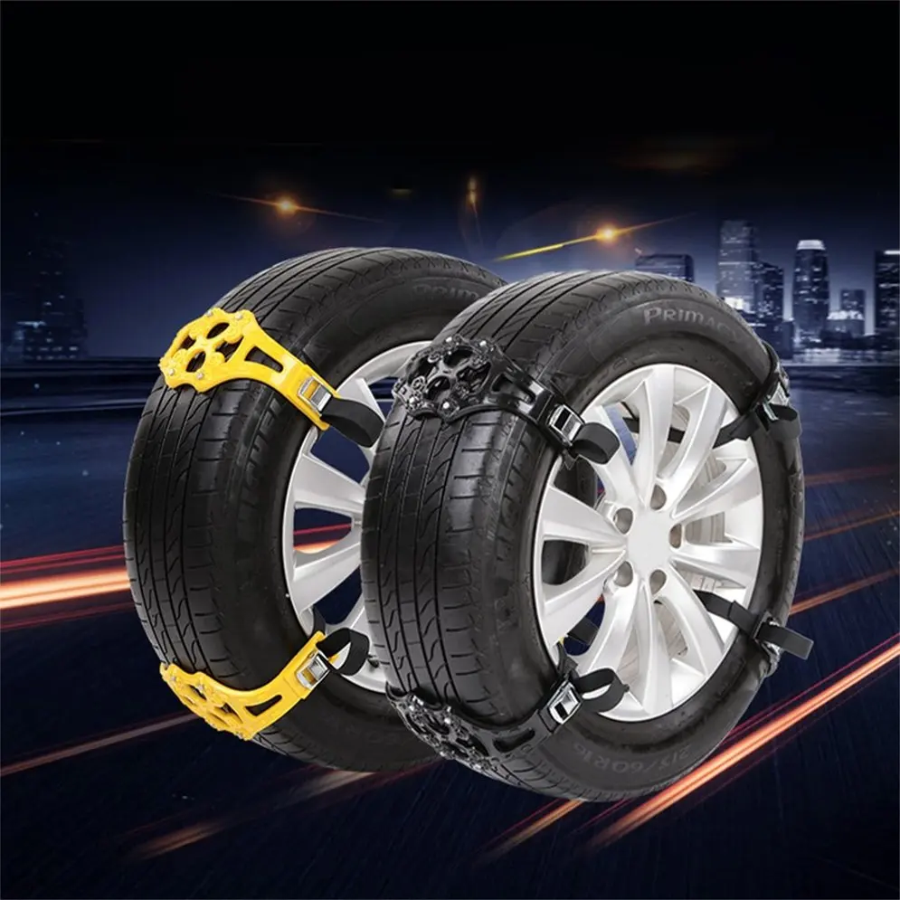 1PC Universal Outdoor Vehicle Anti-skid Tyre Chain TPU Car Emergency Winter Anti-Slip Chain For Snow Mud Sandy Road
1PC Universal Outdoor Vehicle Anti-skid Tyre Chain TPU Car Emergency Winter Anti-Slip Chain For Snow Mud Sandy Road