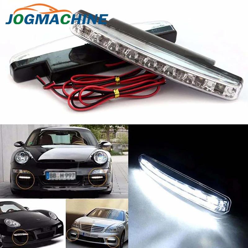 2019 New HOT SALE Car Styling 2pc 8 LED Daytime Driving Running Light DRL Car Fog Lamp Waterproof White DC 12V
2019 New HOT SALE Car Styling 2pc 8 LED Daytime Driving Running Light DRL Car Fog Lamp Waterproof White DC 12V