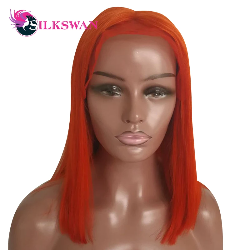 Silk Swan Hair Brazilian 180density Orange Bob Lace Front wigs PrePlucked With Baby Hair Bleach knots Middle&Side part Available
Silk Swan Hair Brazilian 180density Orange Bob Lace Front wigs PrePlucked With Baby Hair Bleach knots Middle&Side part Available