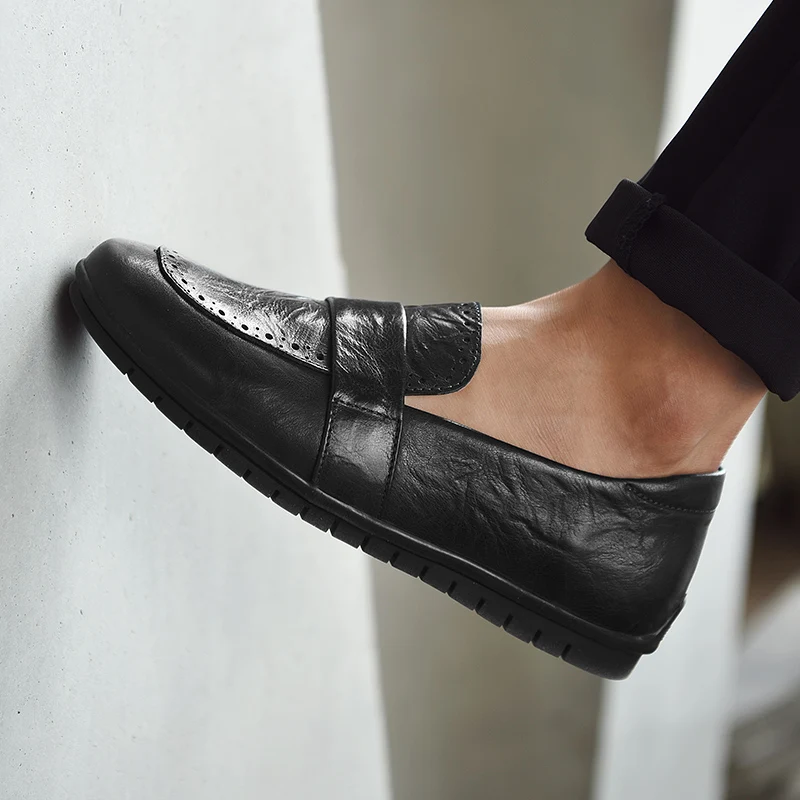 genuine Leather Casual Shoes Men outdoor fashion slip on loafers Shoes breathable Comfortable Male Footwear moccasins Shoes l5
genuine Leather Casual Shoes Men outdoor fashion slip on loafers Shoes breathable Comfortable Male Footwear moccasins Shoes l5