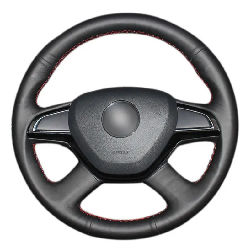 Кожаный чехол на руль для Skoda Octavia 15-16 Fabia 2014 Rapid 13-15 Superb 2013-2016 Yeti
Кожаный чехол на руль для Skoda Octavia 15-16 Fabia 2014 Rapid 13-15 Superb 2013-2016 Yeti