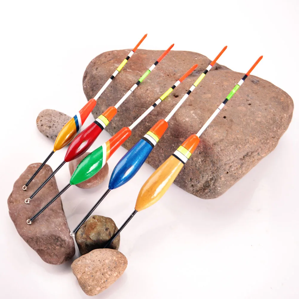5 Pcs 1g/2g/3g/4g/5g Multi-size Wooden Fishing Float Widening Tail Vivid Color Fishing Float YS-BUY
5 Pcs 1g/2g/3g/4g/5g Multi-size Wooden Fishing Float Widening Tail Vivid Color Fishing Float YS-BUY