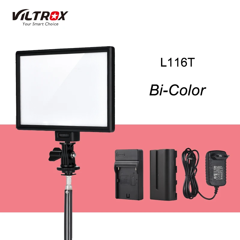 Viltrox L116T LED Light Bi-Color Dimmable Fill light photography vlogging Video light for DSLR Camera YouTube show Live
Viltrox L116T LED Light Bi-Color Dimmable Fill light photography vlogging Video light for DSLR Camera YouTube show Live