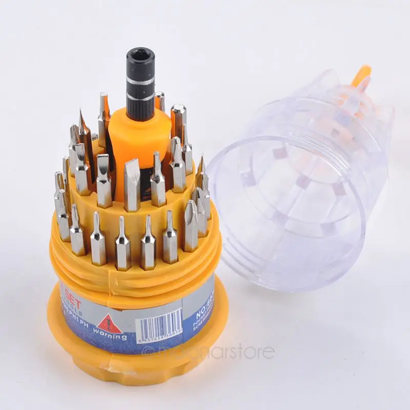 31 in 1 precision Magnetic screwdriver set with Non-slip rubber handle essential tool kit for the gadget enthusiasts
31 in 1 precision Magnetic screwdriver set with Non-slip rubber handle essential tool kit for the gadget enthusiasts