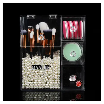 MAANGE Acrylic Delicate Clear Fashion Makeup Organizer Storage Box Jewelry Container Organizer For Cosmetic Storage Box Case
MAANGE Acrylic Delicate Clear Fashion Makeup Organizer Storage Box Jewelry Container Organizer For Cosmetic Storage Box Case