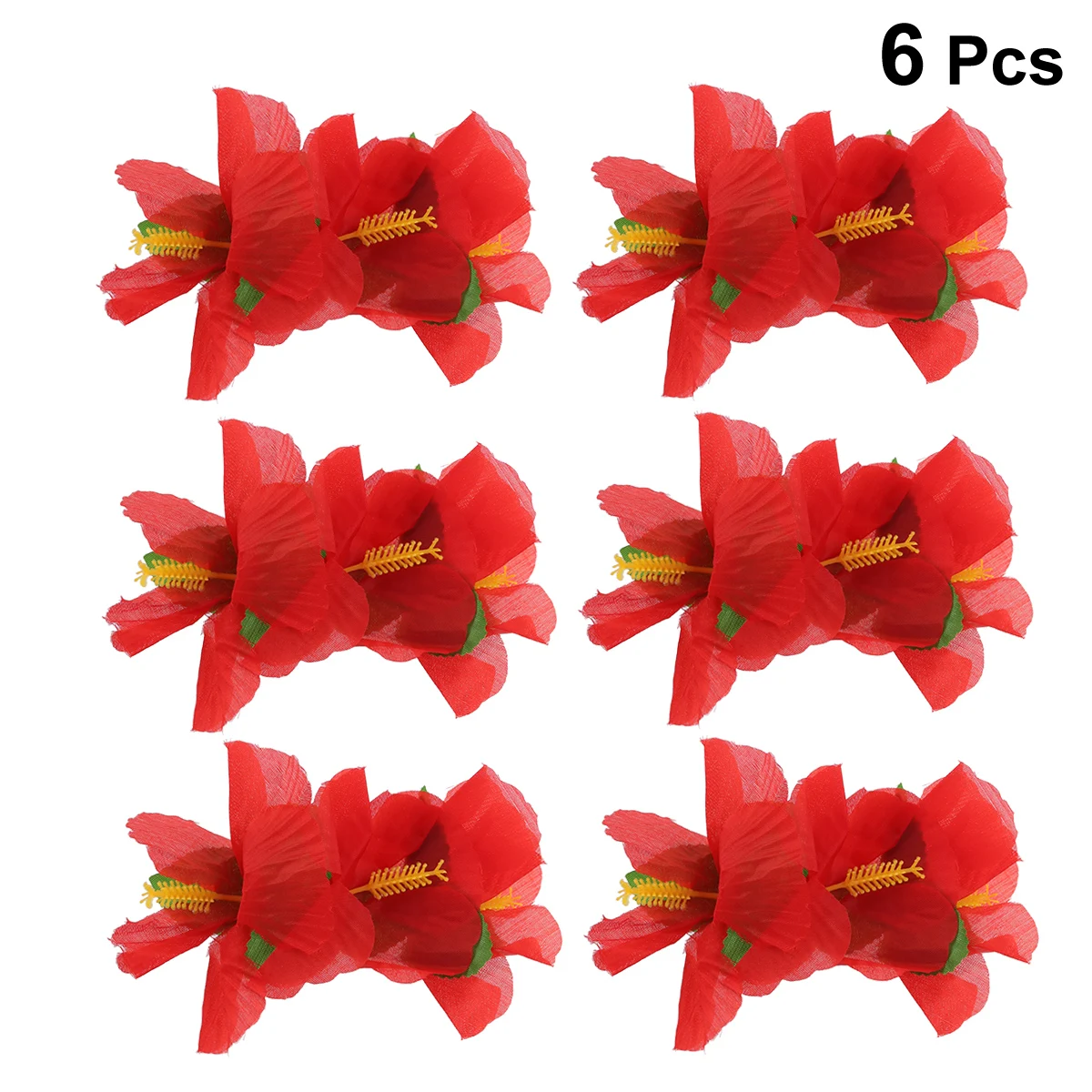 6Pcs Elegant Hawaiian Flowers Hair Clips Bridal Barrette Tropical Beach Wedding Hibiscus Flower Women Party Hairclip Accessories
6Pcs Elegant Hawaiian Flowers Hair Clips Bridal Barrette Tropical Beach Wedding Hibiscus Flower Women Party Hairclip Accessories