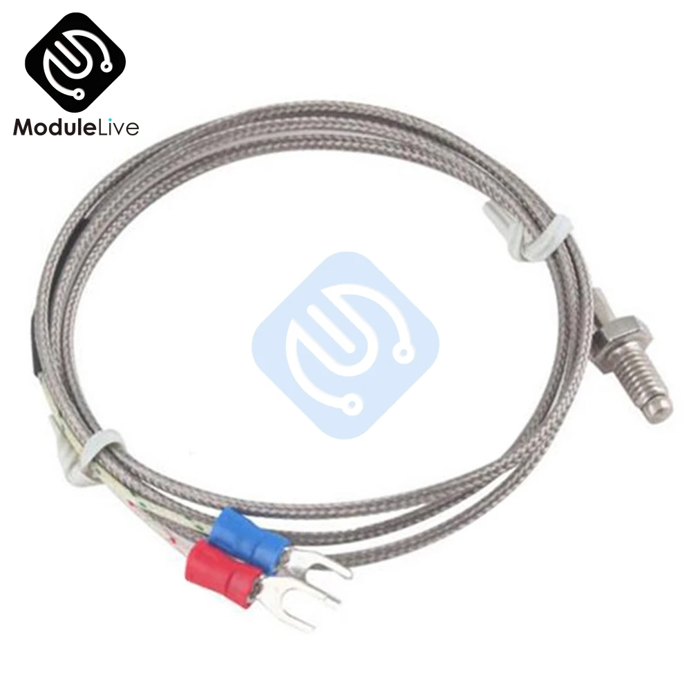 Датчик термопары 1 м 3 фута датчик температуры 0 800C|temperature controller|controller temperaturethermocouple