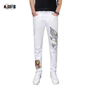 Idopy Men`s Fashion Embroidery Jeans Designer Slim Fit White Night Club Party Show Hip Hop Denim Pants For Men
Idopy Men`s Fashion Embroidery Jeans Designer Slim Fit White Night Club Party Show Hip Hop Denim Pants For Men