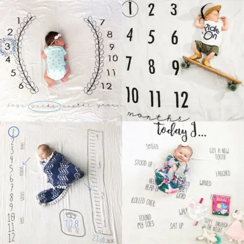 Newborn Baby Monthly Growth Milestone Blanket Letter Prop Photography Background Mat Monthly Growth Photo
Newborn Baby Monthly Growth Milestone Blanket Letter Prop Photography Background Mat Monthly Growth Photo