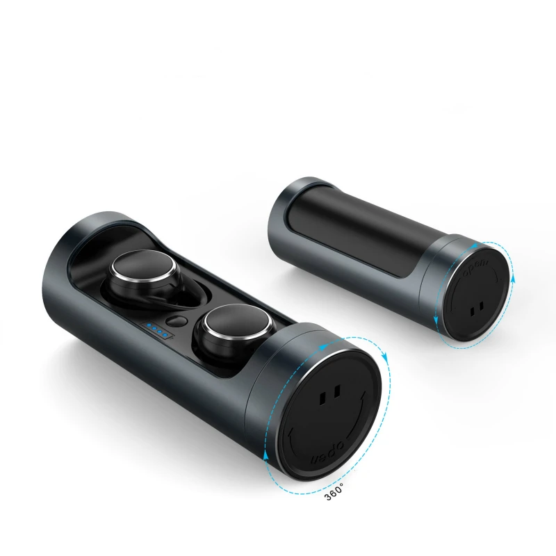 TWS Wireless Bluetooth Headset Handsfree Stereo Sport Bluetooth Earphone with Charging Box 360 Degree Rotation
TWS Wireless Bluetooth Headset Handsfree Stereo Sport Bluetooth Earphone with Charging Box 360 Degree Rotation