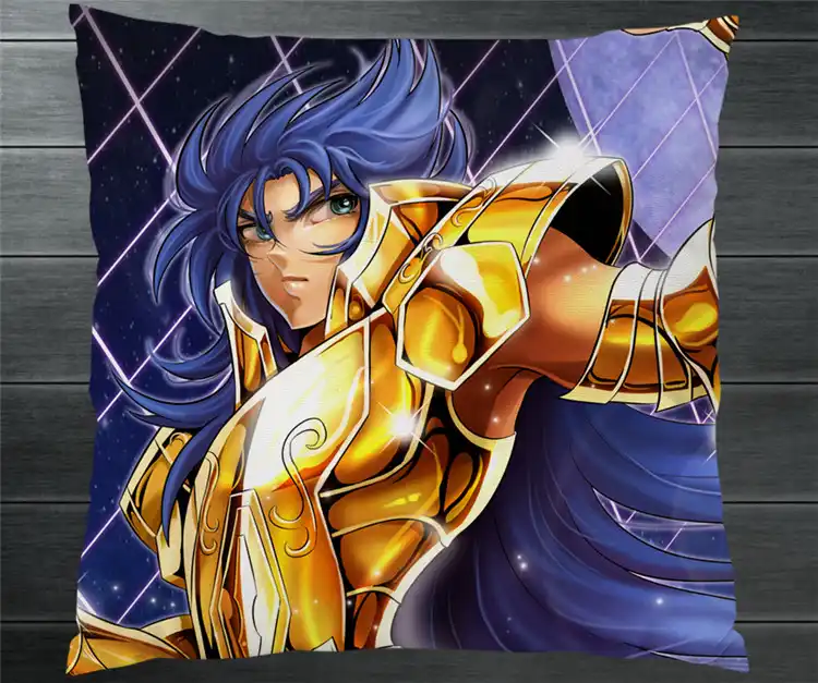 Saint Seiya Fanart золотой знак зодиака Близнецы Сага 40*40 см Двусторонняя...