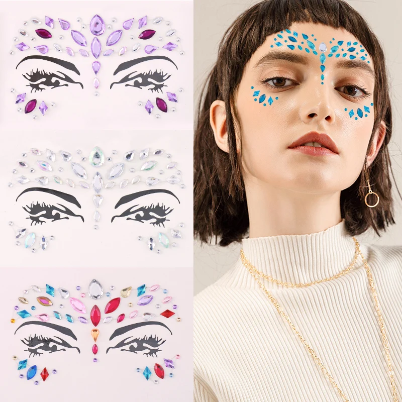 Temporary Tattoo Flash Face Jewelry Rhinestone Decorative Party Makeup Body Shiny Festival Flash Tattoo Body Sticker
Temporary Tattoo Flash Face Jewelry Rhinestone Decorative Party Makeup Body Shiny Festival Flash Tattoo Body Sticker