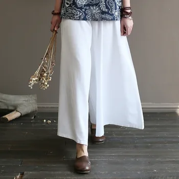 New 2019 Cotton Linen Women Wide leg Pants Skirt Boho Original design Loose Summer Pants Women Wide leg Trousers Skirt
New 2019 Cotton Linen Women Wide leg Pants Skirt Boho Original design Loose Summer Pants Women Wide leg Trousers Skirt