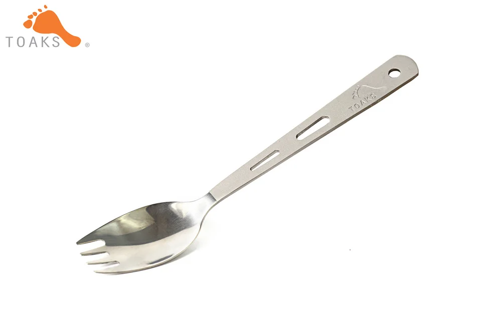 TOAKS SLV-12 Titanium Narrow Head Spork Outdoor Picnic and Household Dual-Use Tableware Spoon 162mm 18g
TOAKS SLV-12 Titanium Narrow Head Spork Outdoor Picnic and Household Dual-Use Tableware Spoon 162mm 18g