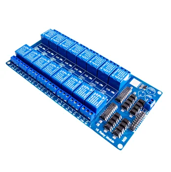 5pcs/lot 5v/12v RF4 16 Channel Relay Module Anti-Interference Board for PIC ARM DSP PLC With Optocoupler Protection
5pcs/lot 5v/12v RF4 16 Channel Relay Module Anti-Interference Board for PIC ARM DSP PLC With Optocoupler Protection