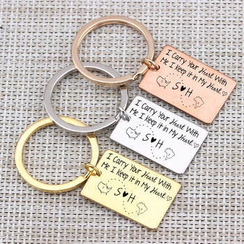 Long Distance Gift Key Chain For Lover Couple Name Customized Private Keyring 3 Colors Choose Jewelry Boyfriend Girlfriend Gift
Long Distance Gift Key Chain For Lover Couple Name Customized Private Keyring 3 Colors Choose Jewelry Boyfriend Girlfriend Gift