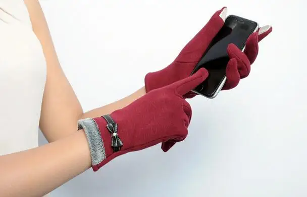 1pairs/lot Women Cashmere mitten Female bow Gloves lady wrist gloves Full Finger Mittens
1pairs/lot Women Cashmere mitten Female bow Gloves lady wrist gloves Full Finger Mittens