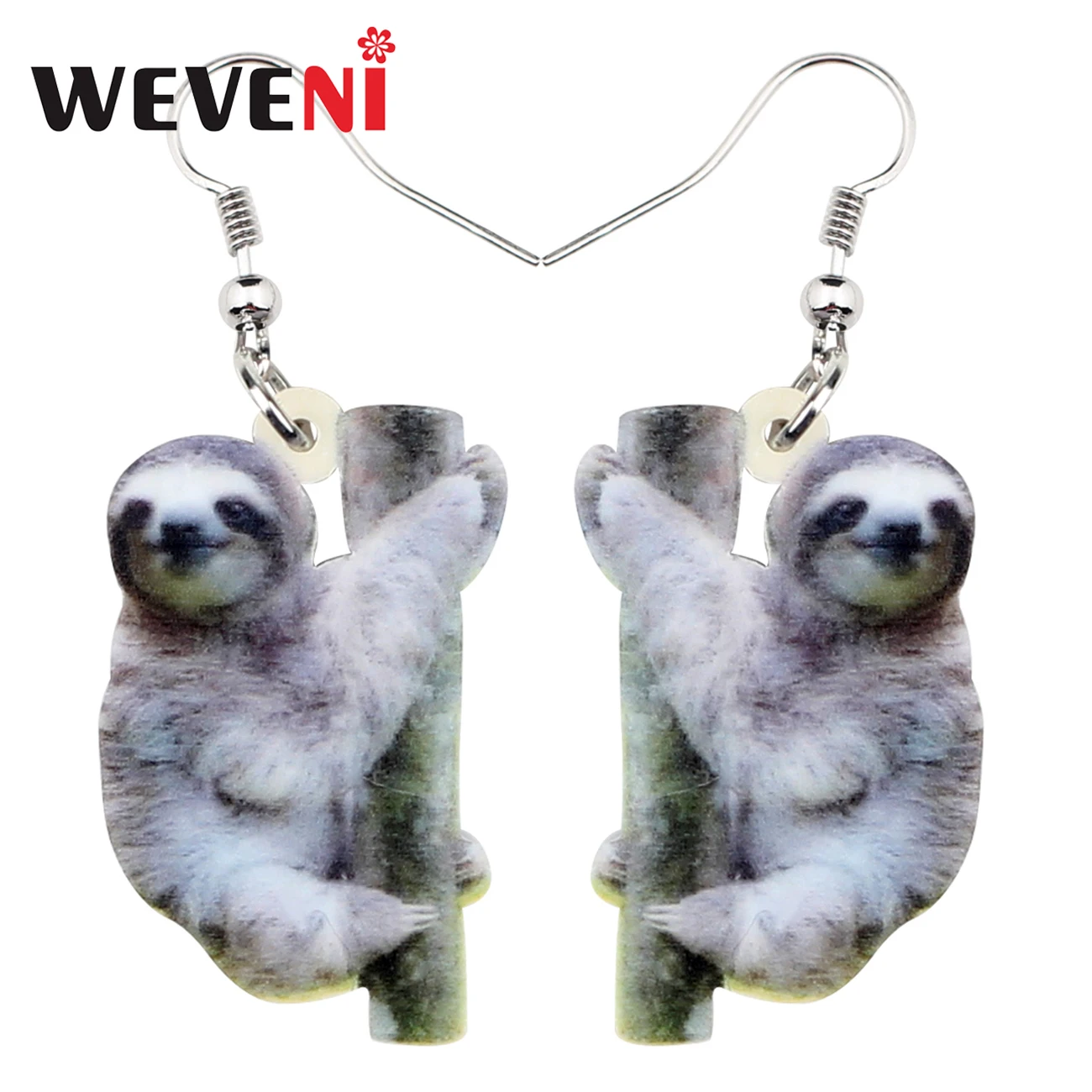 WEVENI Statement Acrylic South American Sloth Earrings Drop Dangle Wild Animal Jewelry For Women Girls Teens Gift Fun Charms New
WEVENI Statement Acrylic South American Sloth Earrings Drop Dangle Wild Animal Jewelry For Women Girls Teens Gift Fun Charms New