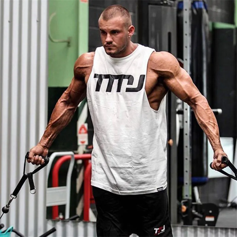2019 new Fitness Men's Sleeveless Vest With Extreme Dropped Armhole Crew neck Regular fit Shirts summer Tank Tops
2019 new Fitness Men's Sleeveless Vest With Extreme Dropped Armhole Crew neck Regular fit Shirts summer Tank Tops