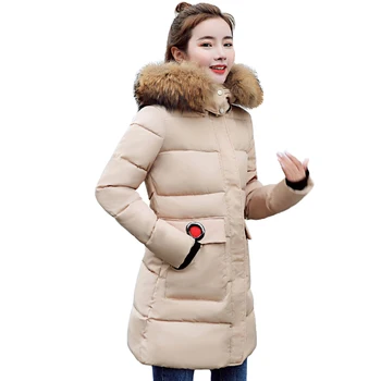 Big Fur Collar Winter Jacket Women Hooded Cotton Padded Female Coat Parka Long Parkas Outwear 2018 New arrival Coat Warm LJ0864
Big Fur Collar Winter Jacket Women Hooded Cotton Padded Female Coat Parka Long Parkas Outwear 2018 New arrival Coat Warm LJ0864