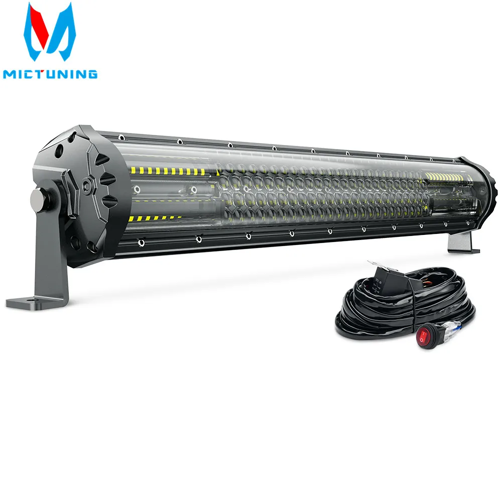 2x Quad Row 7Inch 480W Led Work Light Bar SPOT Offroad Driving 4WD Truck ATV 6/"