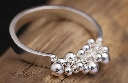 JOOCHEER Sterling S925 925 silver Bangle ball trendy bracelet