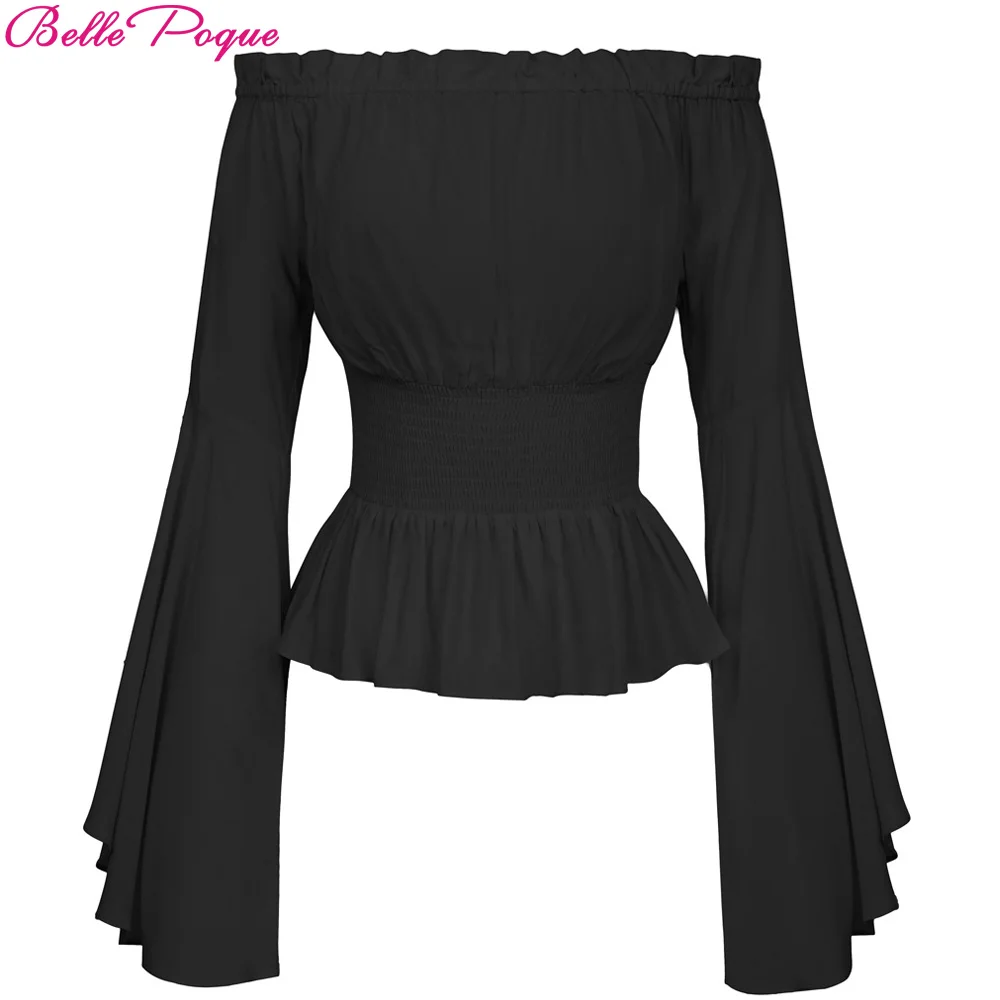 Gothic Victorian Blouse Sexy Off Shoulder Blouse Lolita Long Flare Sleeve Magical Women's Vintage Shirt Corset Blouse Tops 2018
Gothic Victorian Blouse Sexy Off Shoulder Blouse Lolita Long Flare Sleeve Magical Women's Vintage Shirt Corset Blouse Tops 2018