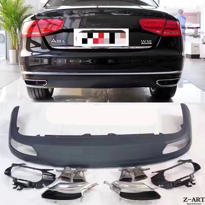 Z-ART W12 body kit for Audi A8 A8L 2012-2014 W12 front grille + rear diffuser + exhaust pipes for Audi D4 A8 A8L free shipping
Z-ART W12 body kit for Audi A8 A8L 2012-2014 W12 front grille + rear diffuser + exhaust pipes for Audi D4 A8 A8L free shipping