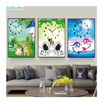 DIY diamond painting animal clock painting party / round diamond embroidery 5D full mosaic diamond triple cross stitch craft
DIY diamond painting animal clock painting party / round diamond embroidery 5D full mosaic diamond triple cross stitch craft