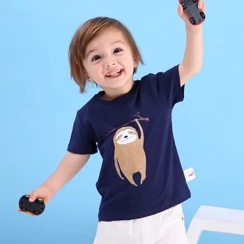 summer children's wear new cotton boys coat cartoon print round neck short sleeve children's t- shirt
summer children's wear new cotton boys coat cartoon print round neck short sleeve children's t- shirt