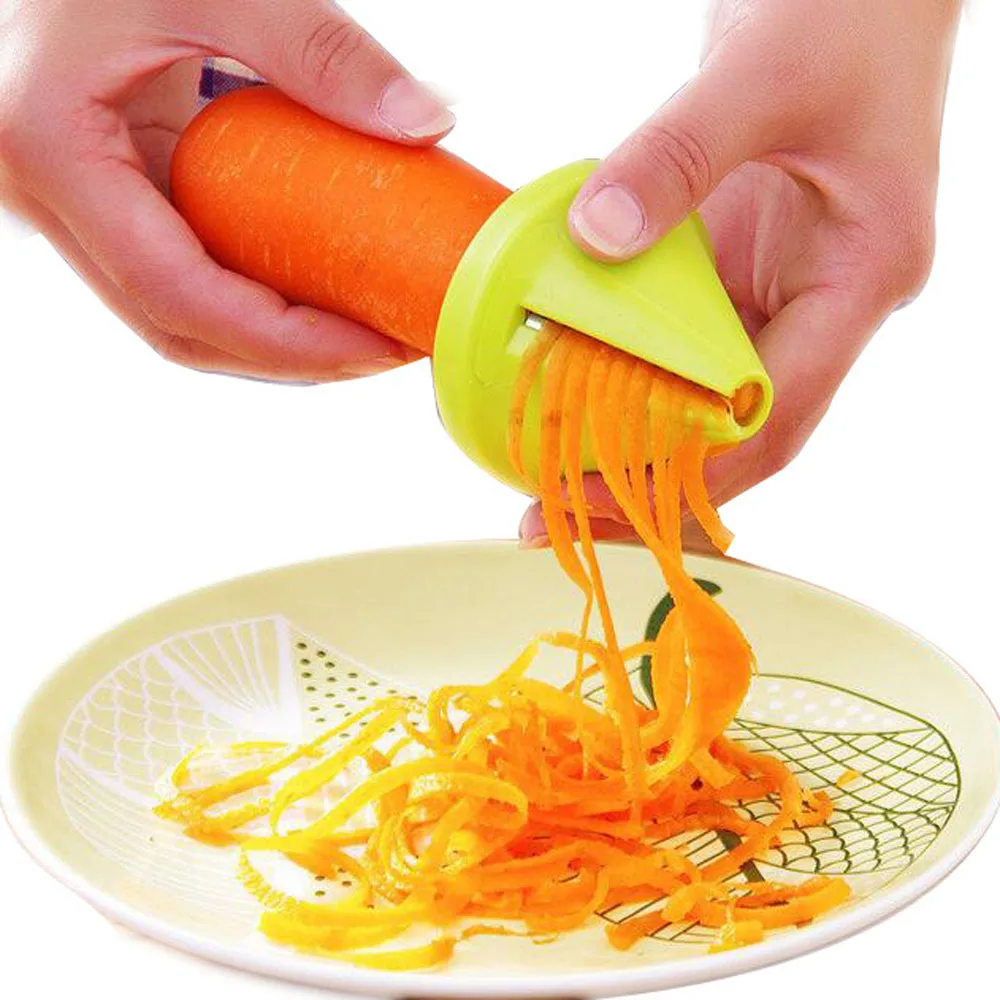 Salad Spiral Model Shred Vegetable Fruit Slicer Funnel Radish Cutter Cooking Shred Device Kitchen Tools Accessories
Salad Spiral Model Shred Vegetable Fruit Slicer Funnel Radish Cutter Cooking Shred Device Kitchen Tools Accessories
