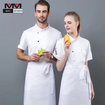 2019 New Cuisine Work Suit Restaurant Service Uniform Chef Workwear Male and Female Hotel Restaurant Dining Short-sleeved Jacket
2019 New Cuisine Work Suit Restaurant Service Uniform Chef Workwear Male and Female Hotel Restaurant Dining Short-sleeved Jacket