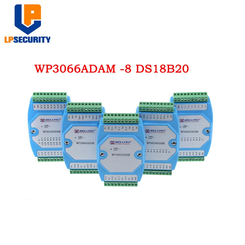 Фото 8-канальный датчик температуры Модуль DS18B20 RS485 RTU MODBUS WP3066ADAM  Безопасность и | Электрическая система управления дверьми (33000773451)