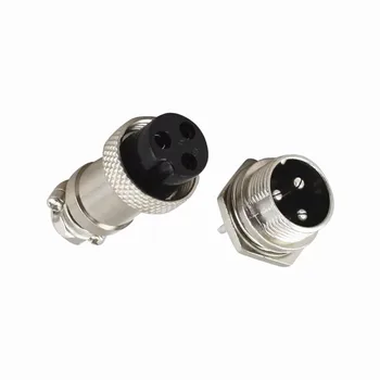 

20pcs/lot GX16 Diameter 16mm 3PIN Male and Female Aviation Plug Socket Connectors