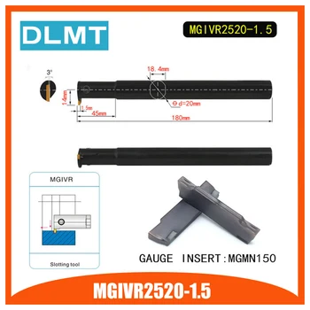 MGIVR2520-1.5 Intermal Parting and Grooving Turning Tool Holder For MGMN150 Insert Right Hand Bars MGMN 150
MGIVR2520-1.5 Intermal Parting and Grooving Turning Tool Holder For MGMN150 Insert Right Hand Bars MGMN 150