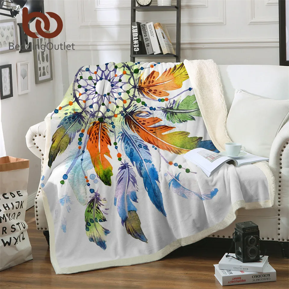 BeddingOutlet Dreamcatcher Blanket Watercolor Bohemian Microfiber Sherpa Throw Blanket Colorful Exotic Bedding mantas para cama
BeddingOutlet Dreamcatcher Blanket Watercolor Bohemian Microfiber Sherpa Throw Blanket Colorful Exotic Bedding mantas para cama